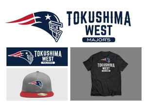 ぼうるぼうい (YoshikiFujishima)さんの新設　中学硬式野球部　TOKUSHIMA WEST　MAJOR’S　の　ロゴへの提案