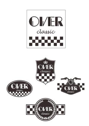 make_f (make_f)さんの【OVER classics】 というクラシックバイクビジネスに使うロゴデザインへの提案