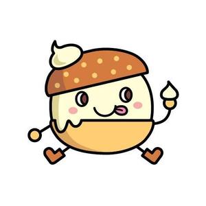 pin (pin_ke6o)さんのシュークリームのキャラクターデザインへの提案