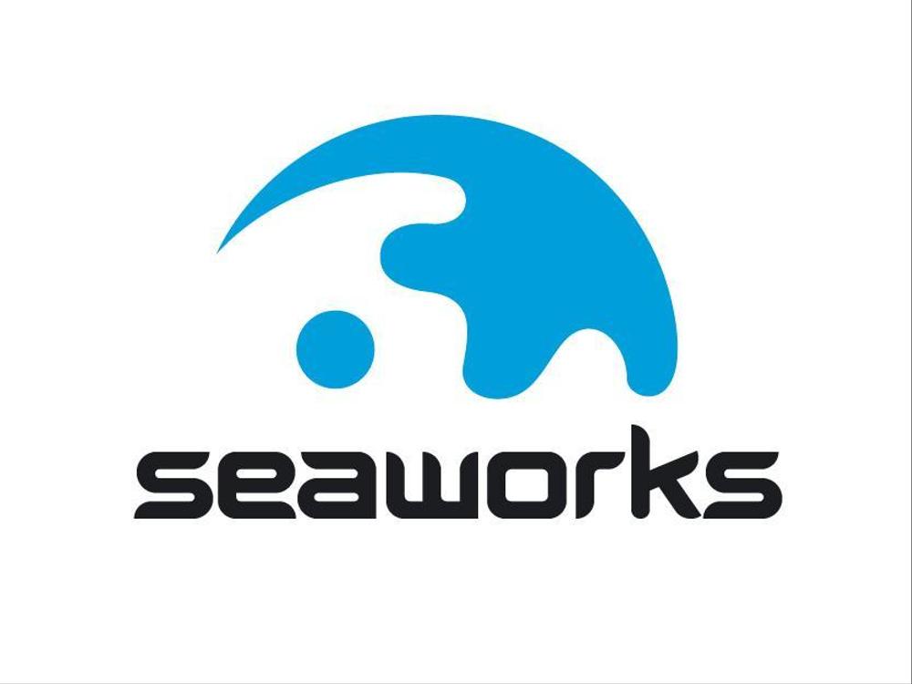 「seaworks」のロゴ作成