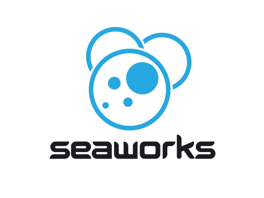 「seaworks」のロゴ作成