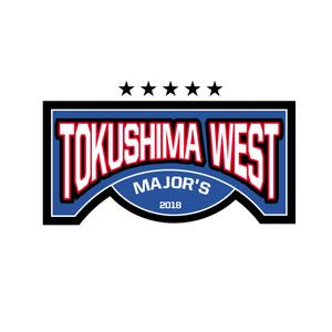 designdepot07さんの新設　中学硬式野球部　TOKUSHIMA WEST　MAJOR’S　の　ロゴへの提案