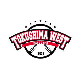 designdepot07さんの新設　中学硬式野球部　TOKUSHIMA WEST　MAJOR’S　の　ロゴへの提案