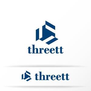 カタチデザイン (katachidesign)さんのthreett (スリット)『3つのT』のロゴへの提案