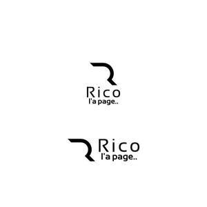 Yolozu (Yolozu)さんのアパレルブランド「Rico l'a page..」のロゴ作成依頼への提案