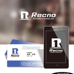 K-Design (kotokiradesign)さんの企業・ブランド「Recno」のロゴ（商標登録予定なし）への提案