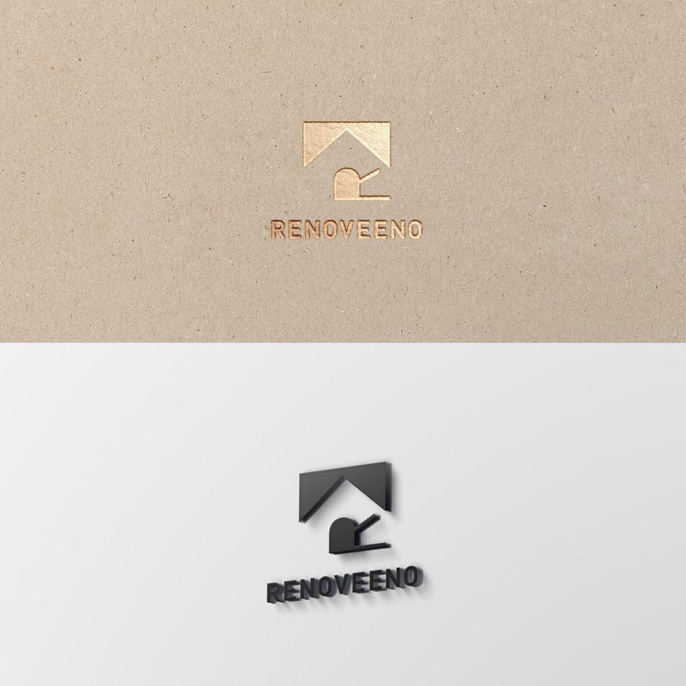 リノベーション会社の「renoveeno」ロゴの作成
