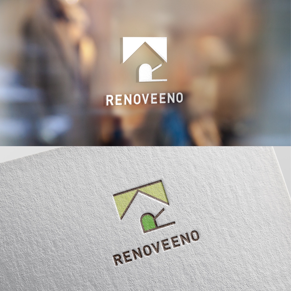 リノベーション会社の「renoveeno」ロゴの作成