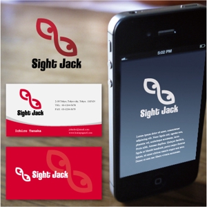 drkigawa (drkigawa)さんの店舗内のプロジェクターをジャックし広告配信できるサービス「Sight Jack」のロゴへの提案