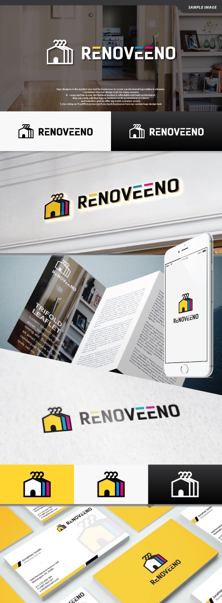 take5-design (take5-design)さんのリノベーション会社の「renoveeno」ロゴの作成への提案
