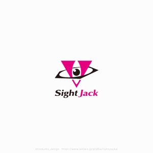 shirokuma_design (itohsyoukai)さんの店舗内のプロジェクターをジャックし広告配信できるサービス「Sight Jack」のロゴへの提案