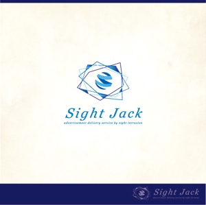 twinz (twinz)さんの店舗内のプロジェクターをジャックし広告配信できるサービス「Sight Jack」のロゴへの提案
