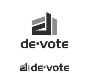 あどばたいじんぐ・とむ (adtom)さんの建設業者 de・voteのロゴへの提案