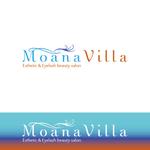 ente_001さんのエステ＆まつエク サロン「Moana Villa」のロゴへの提案