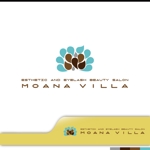 miya (prodigy-art)さんのエステ＆まつエク サロン「Moana Villa」のロゴへの提案