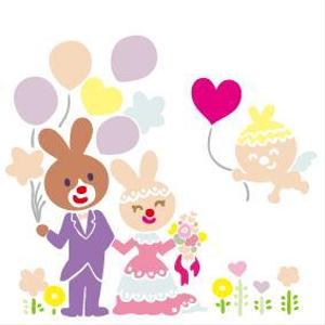 hakka (hakka)さんの結婚式で使用できるイラスト（こちらで刺繍デザインに変換）への提案