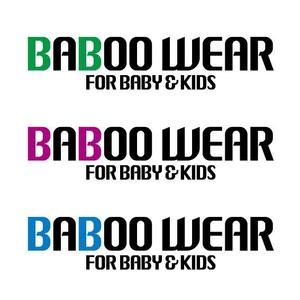 cococi design (cococi_design)さんの「子供服のセレクトショップ「BABOO WEAR」のロゴ制作」のロゴ作成への提案