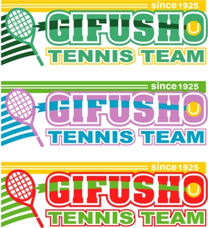 toyamaさんのテニス部のチームウェア用ロゴへの提案