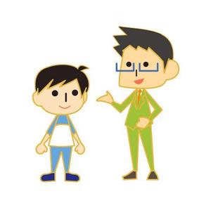 株式会社イーネットビズ (e-nets)さんのプログラミングスクールテキストに登場する生徒と先生のキャラクターデザイン　2案への提案