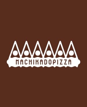 masato_illustrator (masato)さんのテイクアウト、移動販売のピザ屋「MACHIKADOPIZZA」のロゴへの提案