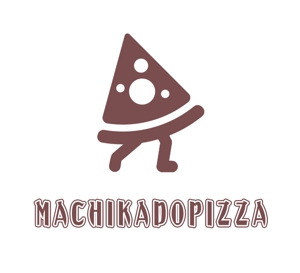 ぽんぽん (haruka322)さんのテイクアウト、移動販売のピザ屋「MACHIKADOPIZZA」のロゴへの提案