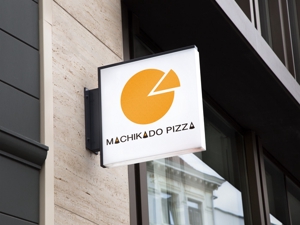スリームーンズデザイン (3moons)さんのテイクアウト、移動販売のピザ屋「MACHIKADOPIZZA」のロゴへの提案