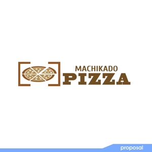 ark-media (ark-media)さんのテイクアウト、移動販売のピザ屋「MACHIKADOPIZZA」のロゴへの提案