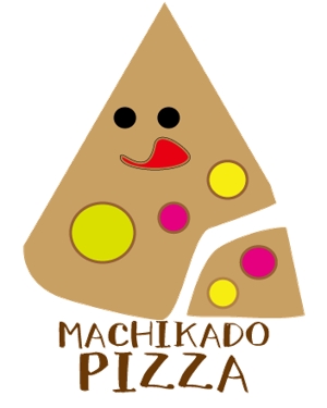 くらもと (aratanonatara)さんのテイクアウト、移動販売のピザ屋「MACHIKADOPIZZA」のロゴへの提案