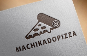 anywheredoor (anywheredoor)さんのテイクアウト、移動販売のピザ屋「MACHIKADOPIZZA」のロゴへの提案