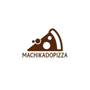 yellow_frog (yellow_frog)さんのテイクアウト、移動販売のピザ屋「MACHIKADOPIZZA」のロゴへの提案