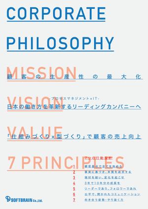 Alan Matsubara (Aln-082)さんの企業のMISSION、VISION、VALUE、行動指針のポスターへの提案