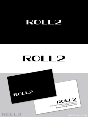 plus color (plus_color)さんの映像プロデュース会社「ROLL２」のロゴへの提案