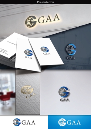 hayate_design ()さんの協同組合グローバルエイドアソシエーション「GAA」のロゴ作成を依頼します。への提案