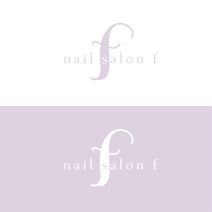 坂本くん (Hana-chan)さんのネイルサロン f のロゴへの提案