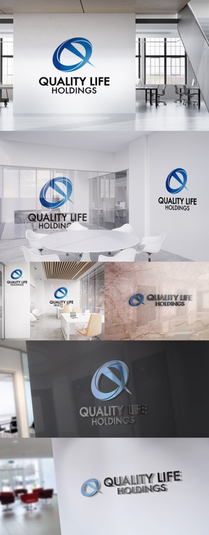株式会社ガラパゴス (glpgs-lance)さんのQUALITY LIFE HOLDINGSのロゴデザインへの提案