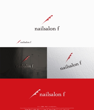 FUTURA (Futura)さんのネイルサロン f のロゴへの提案
