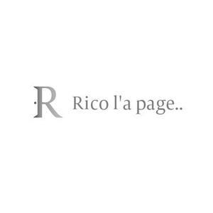 wawamae (wawamae)さんのアパレルブランド「Rico l'a page..」のロゴ作成依頼への提案