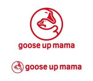 tsujimo (tsujimo)さんの保活を応援する会社「goose up mama」のロゴ（商標登録予定なし）への提案