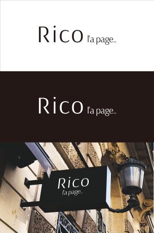 chpt.z (chapterzen)さんのアパレルブランド「Rico l'a page..」のロゴ作成依頼への提案