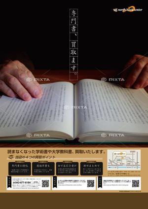 design_faro (design_faro)さんの古本の買取に関する図書館のパネル広告のデザインと推敲への提案