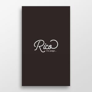 doremi (doremidesign)さんのアパレルブランド「Rico l'a page..」のロゴ作成依頼への提案