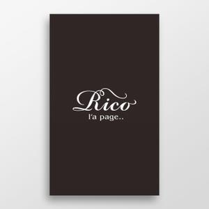 doremi (doremidesign)さんのアパレルブランド「Rico l'a page..」のロゴ作成依頼への提案