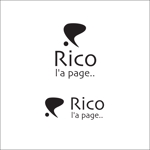 queuecat (queuecat)さんのアパレルブランド「Rico l'a page..」のロゴ作成依頼への提案
