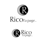 Hagemin (24tara)さんのアパレルブランド「Rico l'a page..」のロゴ作成依頼への提案