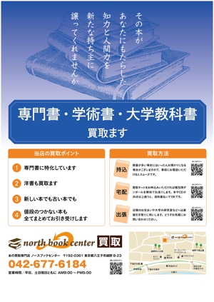 nasukon (nasukon)さんの古本の買取に関する図書館のパネル広告のデザインと推敲への提案