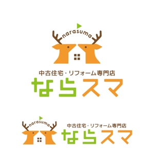 m_mtbooks (m_mtbooks)さんの中古住宅専門店「ならスマ」のロゴとキャラクター作成への提案