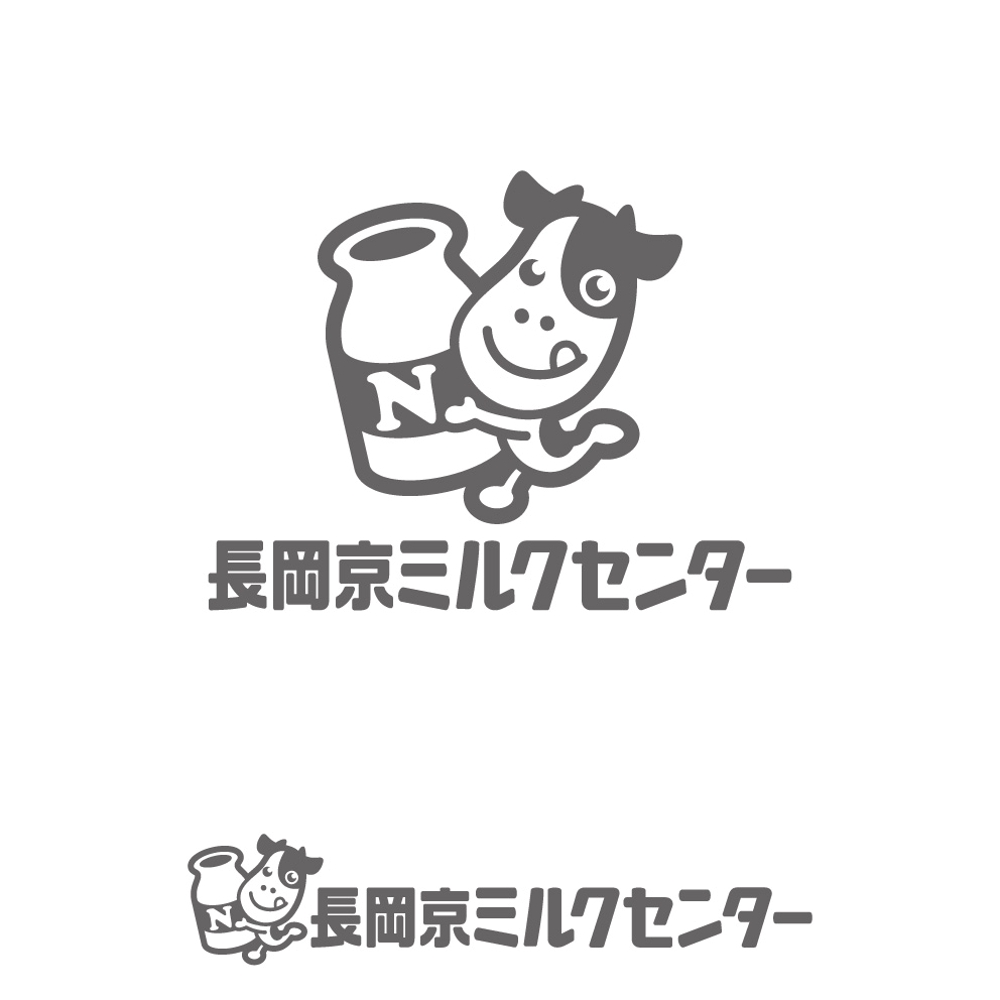 森永乳業　長岡京ミルクセンタ－　宅配のロゴ