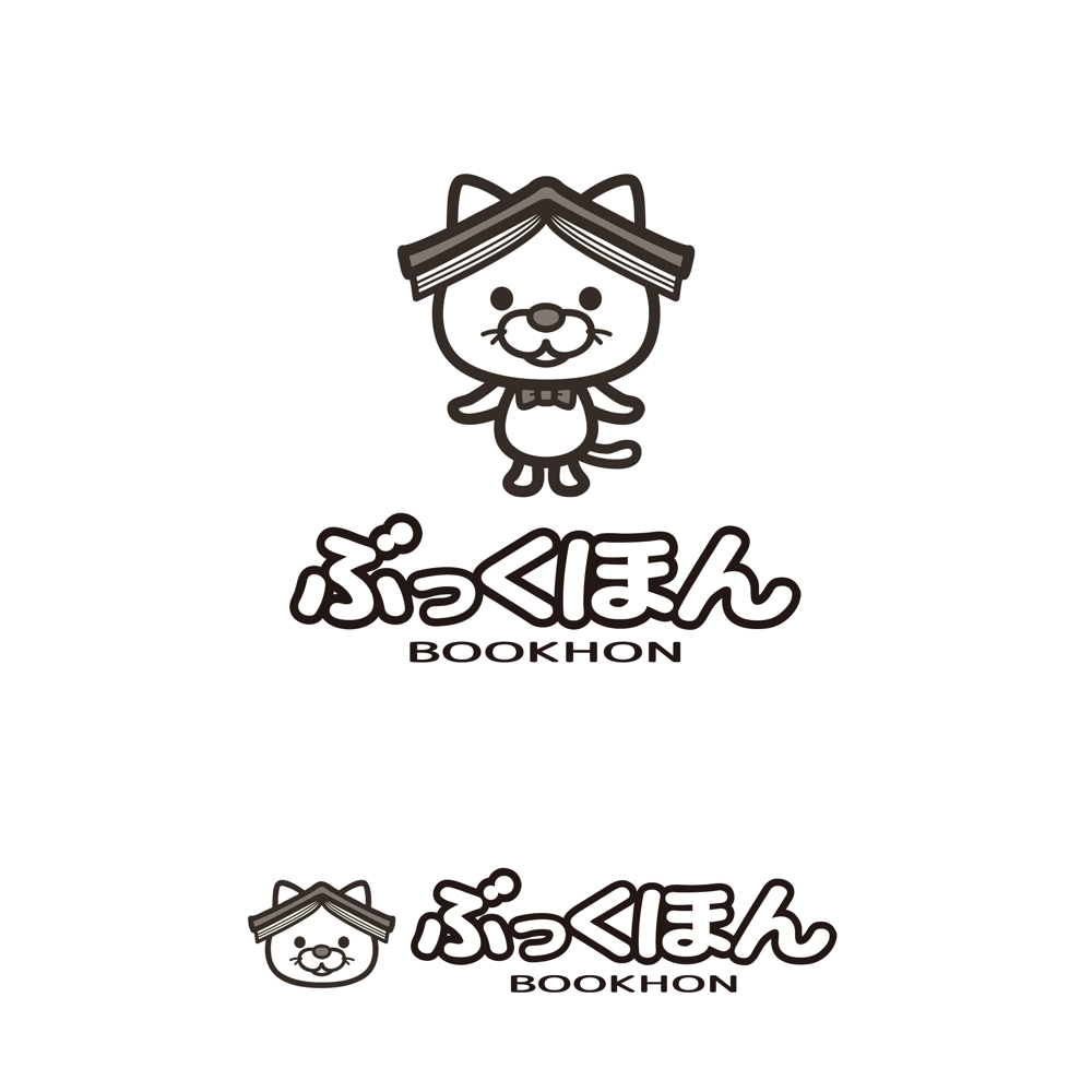 同人誌印刷サービスWEBサイトのキャラクターロゴ