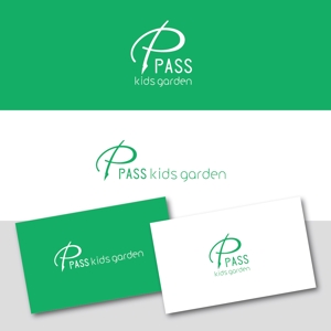 TYPOGRAPHIA (Typograph)さんの英語教育重視の学習指導付きの民間学童「PASS kids garden」のロゴへの提案