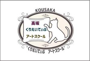 HIRO Labo (HiroLabo)さんの絵画造形教室「高坂くりえいてぃぶアートスクール」のロゴへの提案